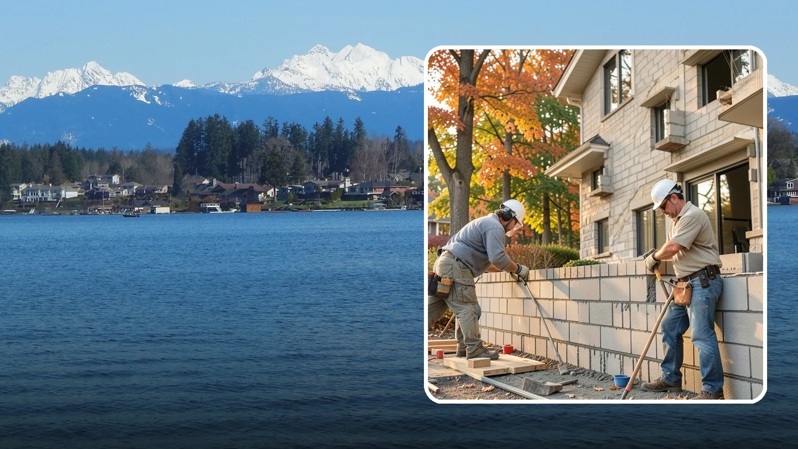 Block Masonry in Lake Stevens, Snohomish County, WA - Structural concrete block construction for walls and foundations engineered for strength and seismic performance.