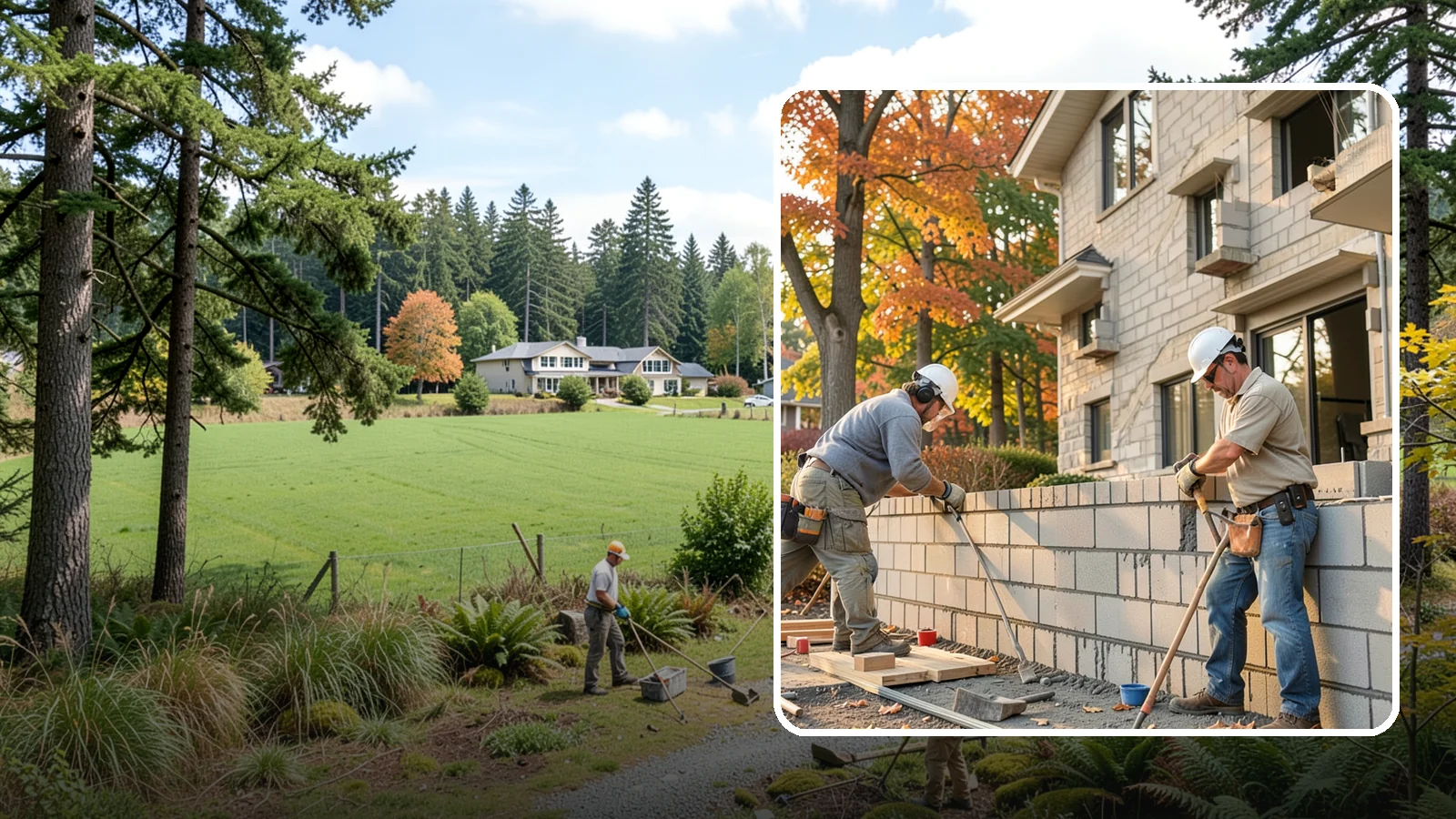Block Masonry in Lyman, Skagit County, WA - Structural concrete block construction for walls and foundations engineered for strength and seismic performance.
