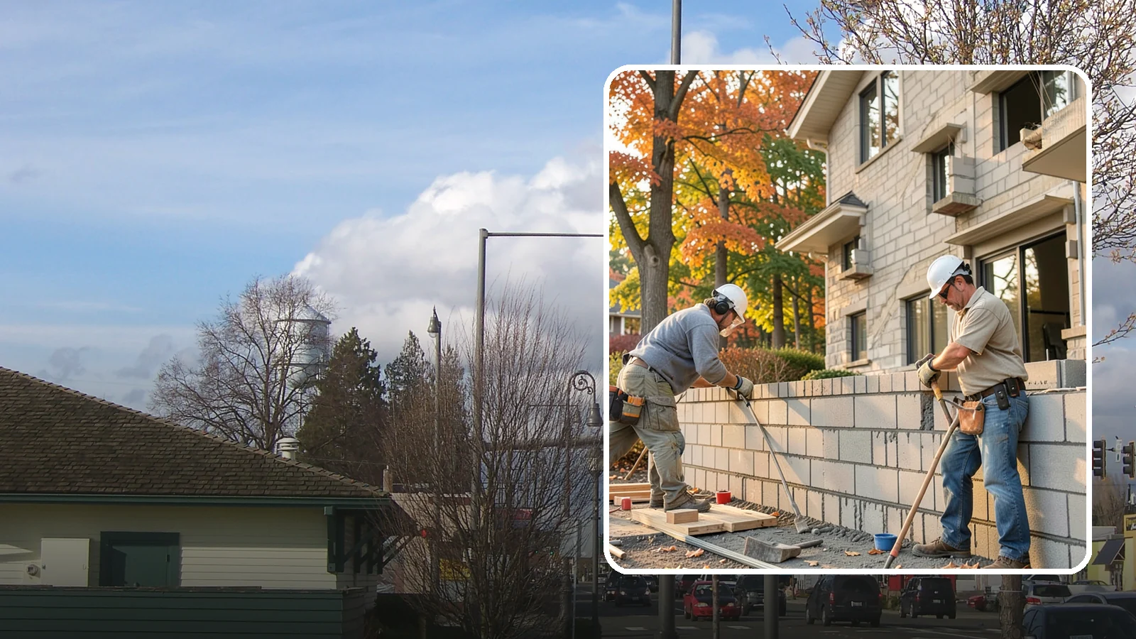 Block Masonry in Marysville, Snohomish County, WA - Structural concrete block construction for walls and foundations engineered for strength and seismic performance.