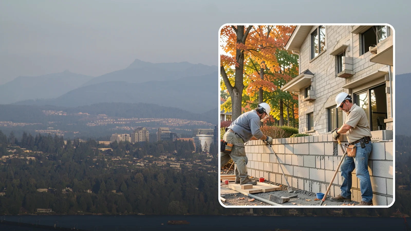 Block Masonry in Medina, King County, WA - Structural concrete block construction for walls and foundations engineered for strength and seismic performance.