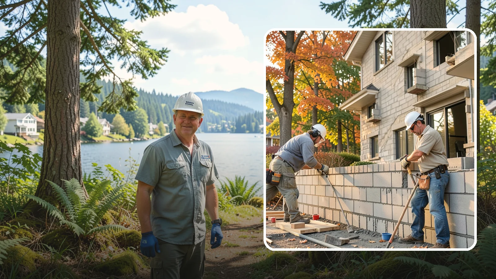 Block Masonry in Milton, King County, WA - Structural concrete block construction for walls and foundations engineered for strength and seismic performance.