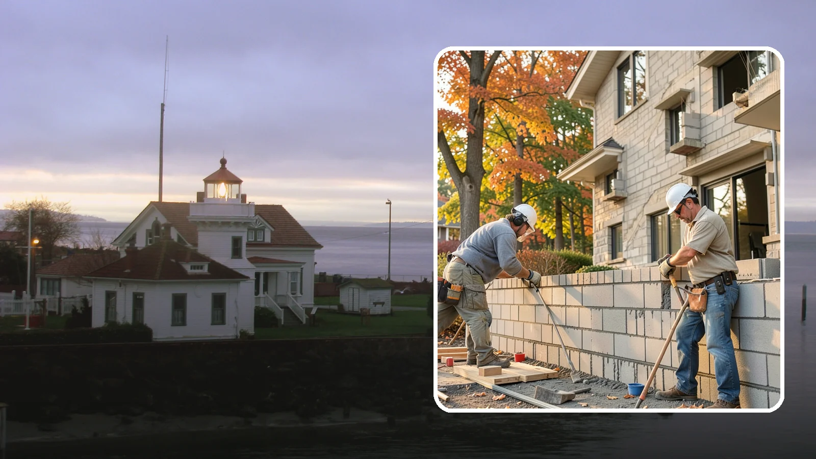 Block Masonry in Mukilteo, Snohomish County, WA - Structural concrete block construction for walls and foundations engineered for strength and seismic performance.