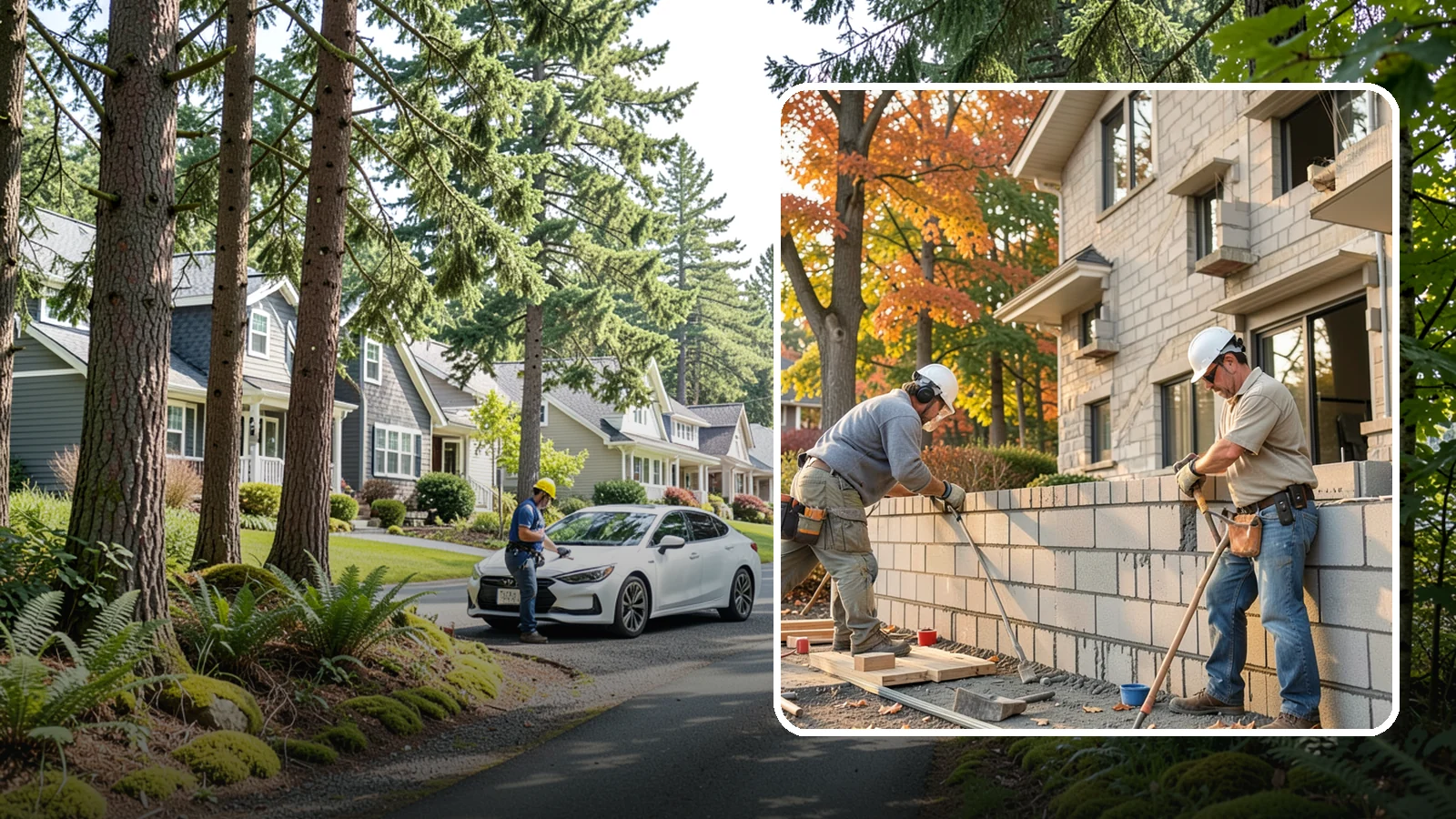 Block Masonry in Normandy Park, King County, WA - Structural concrete block construction for walls and foundations engineered for strength and seismic performance.