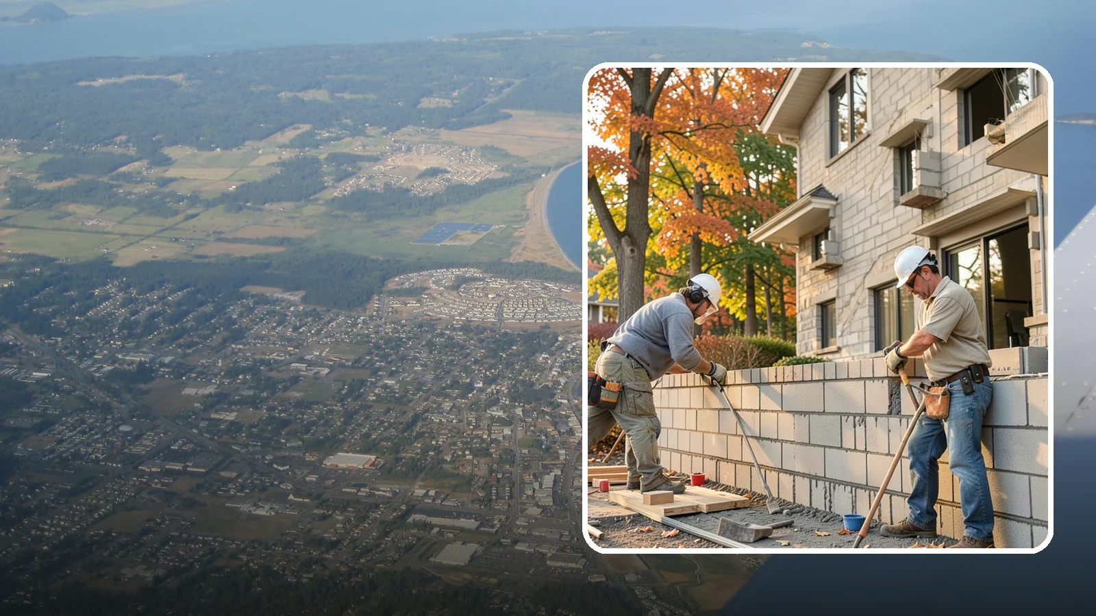 Block Masonry in Oak Harbor, Island County, WA - Structural concrete block construction for walls and foundations engineered for strength and seismic performance.