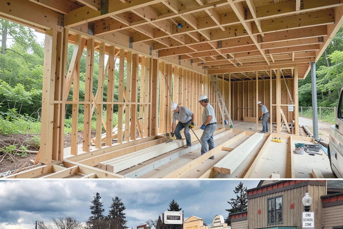 Block Masonry in Roy, Pierce County, WA - Drier months keep footings and grout pours protected, making them the preferred time for block work.