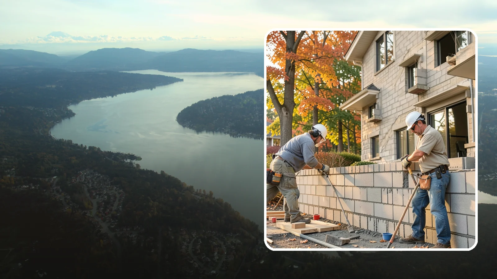Block Masonry in Sammamish, King County, WA - Structural concrete block construction for walls and foundations engineered for strength and seismic performance.