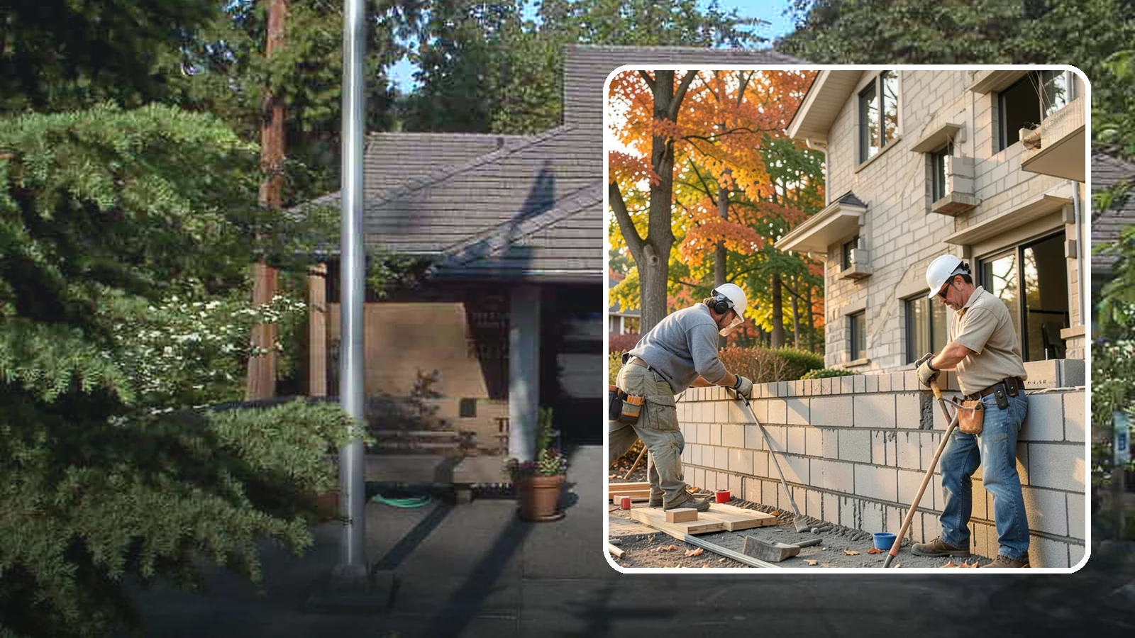 Block Masonry in Yarrow Point, King County, WA - Structural concrete block construction for walls and foundations engineered for strength and seismic performance.