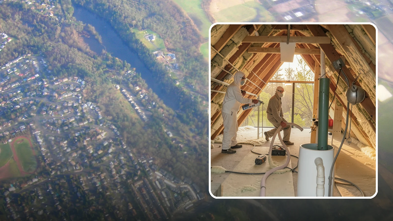 Blown-In Insulation in Algona, King County, WA - We install blown-in insulation that fills attics and cavities with a seamless, gap-free thermal blanket.