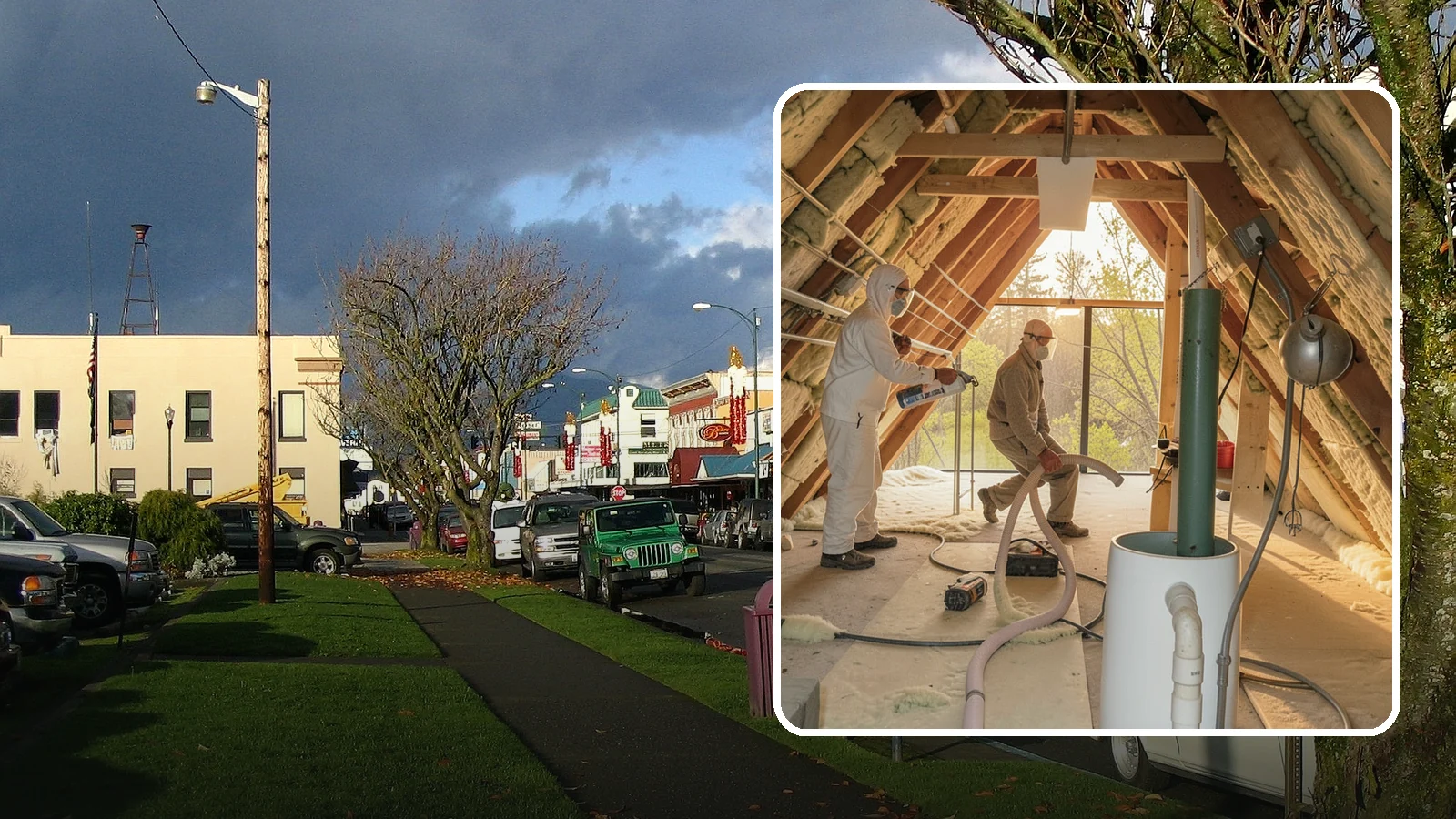 Blown-In Insulation in Arlington, Snohomish County, WA - We install blown-in insulation that fills attics and cavities with a seamless, gap-free thermal blanket.