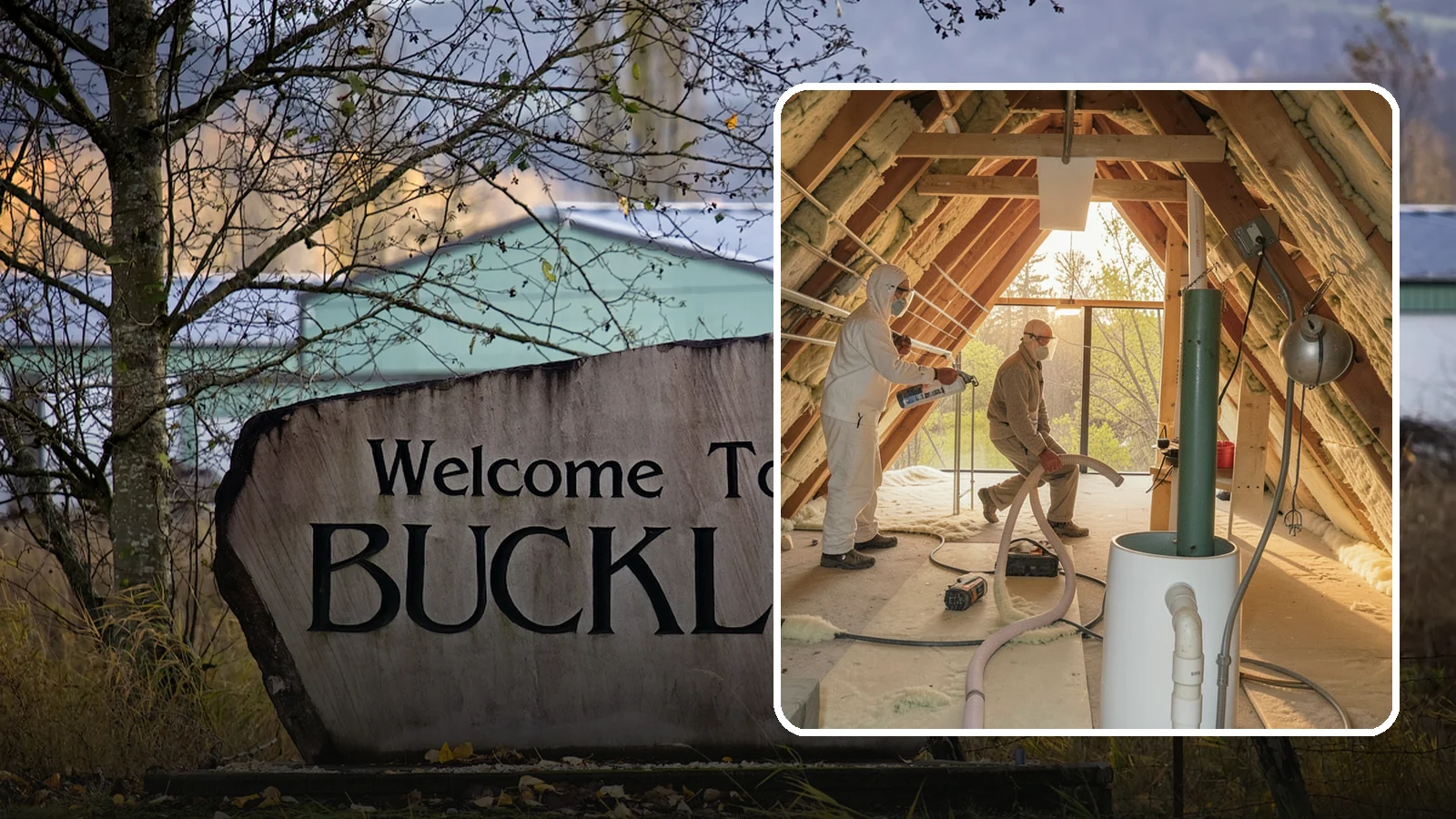 Blown-In Insulation in Buckley, Pierce County, WA - We install blown-in insulation that fills attics and cavities with a seamless, gap-free thermal blanket.