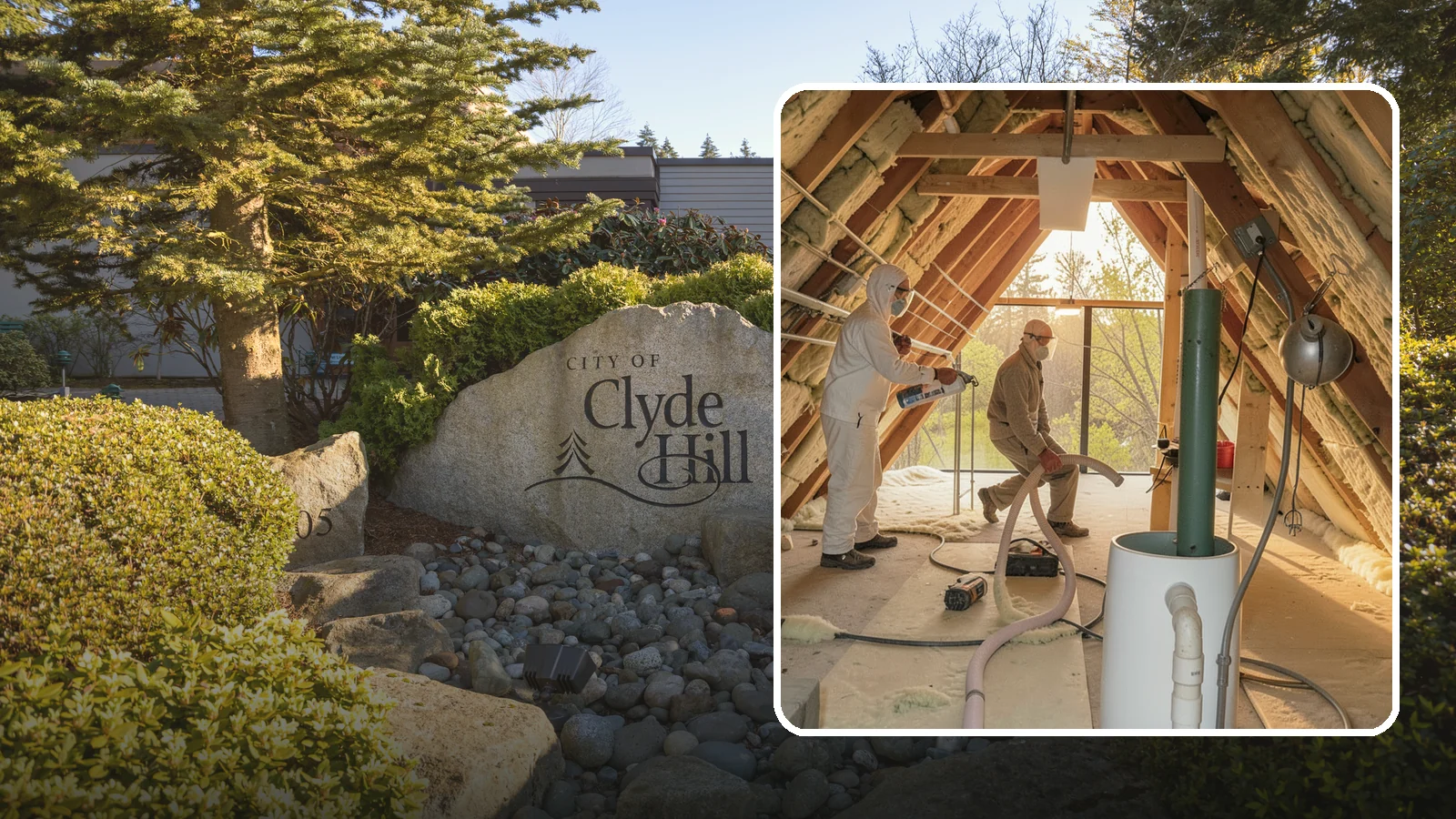 Blown-In Insulation in Clyde Hill, King County, WA - We install blown-in insulation that fills attics and cavities with a seamless, gap-free thermal blanket.