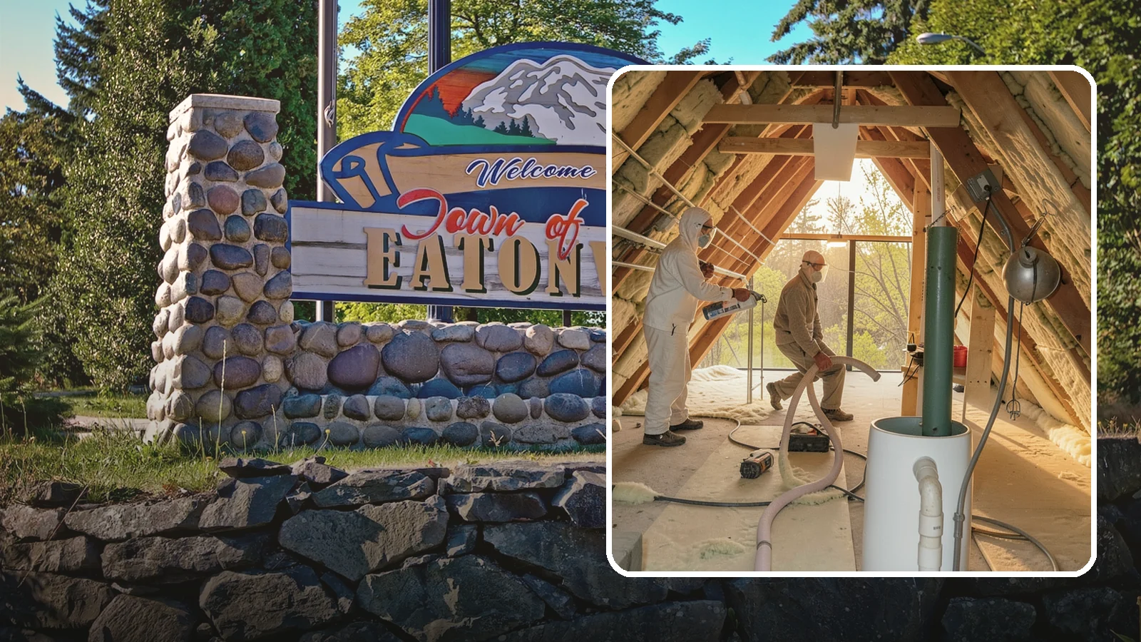 Blown-In Insulation in Eatonville, Pierce County, WA - We install blown-in insulation that fills attics and cavities with a seamless, gap-free thermal blanket.