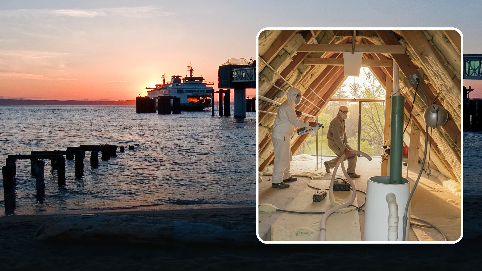 Blown-In Insulation in Edmonds, Snohomish County, WA - We install blown-in insulation that fills attics and cavities with a seamless, gap-free thermal blanket.