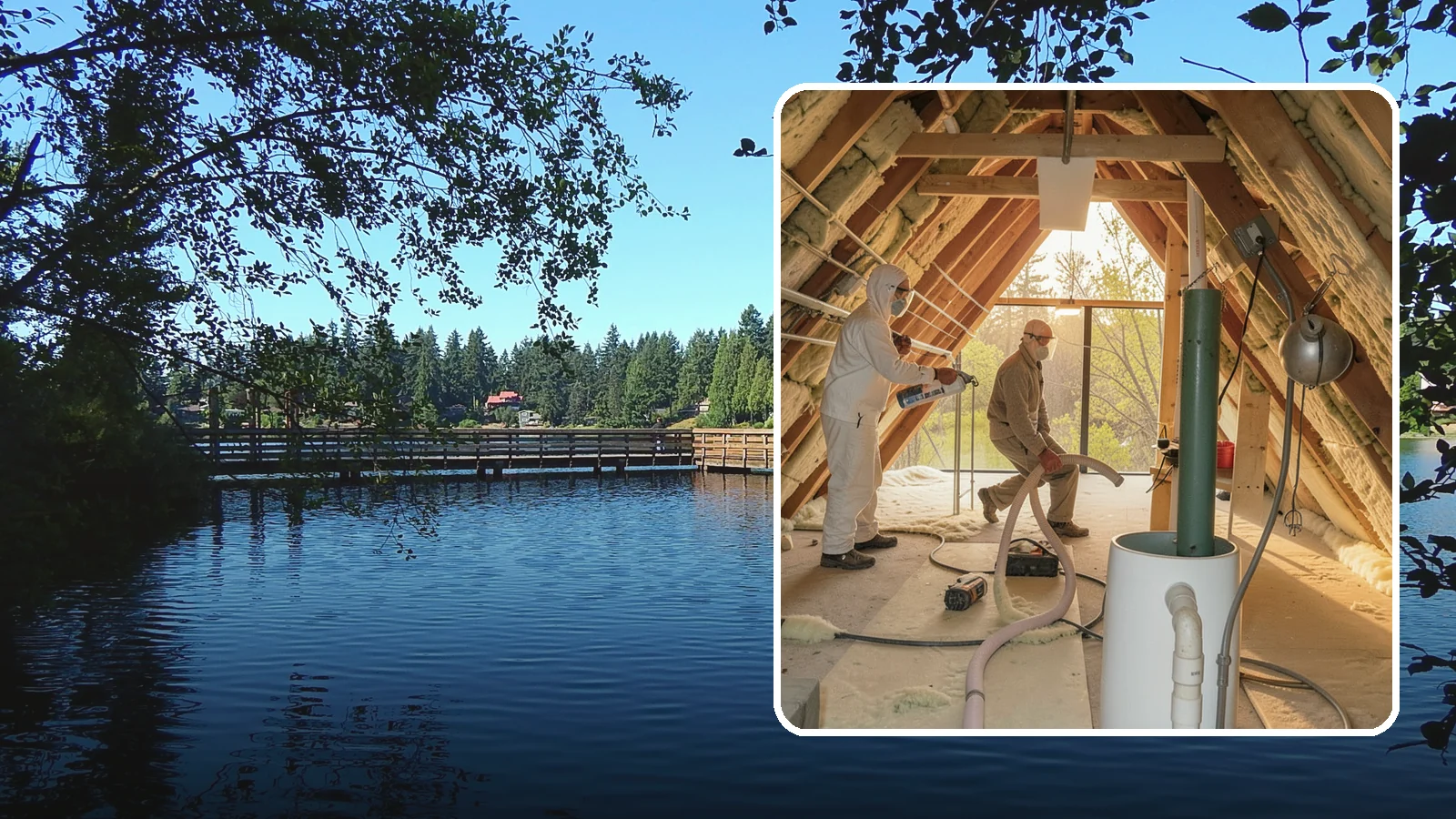 Blown-In Insulation in Federal Way, King County, WA - We install blown-in insulation that fills attics and cavities with a seamless, gap-free thermal blanket.