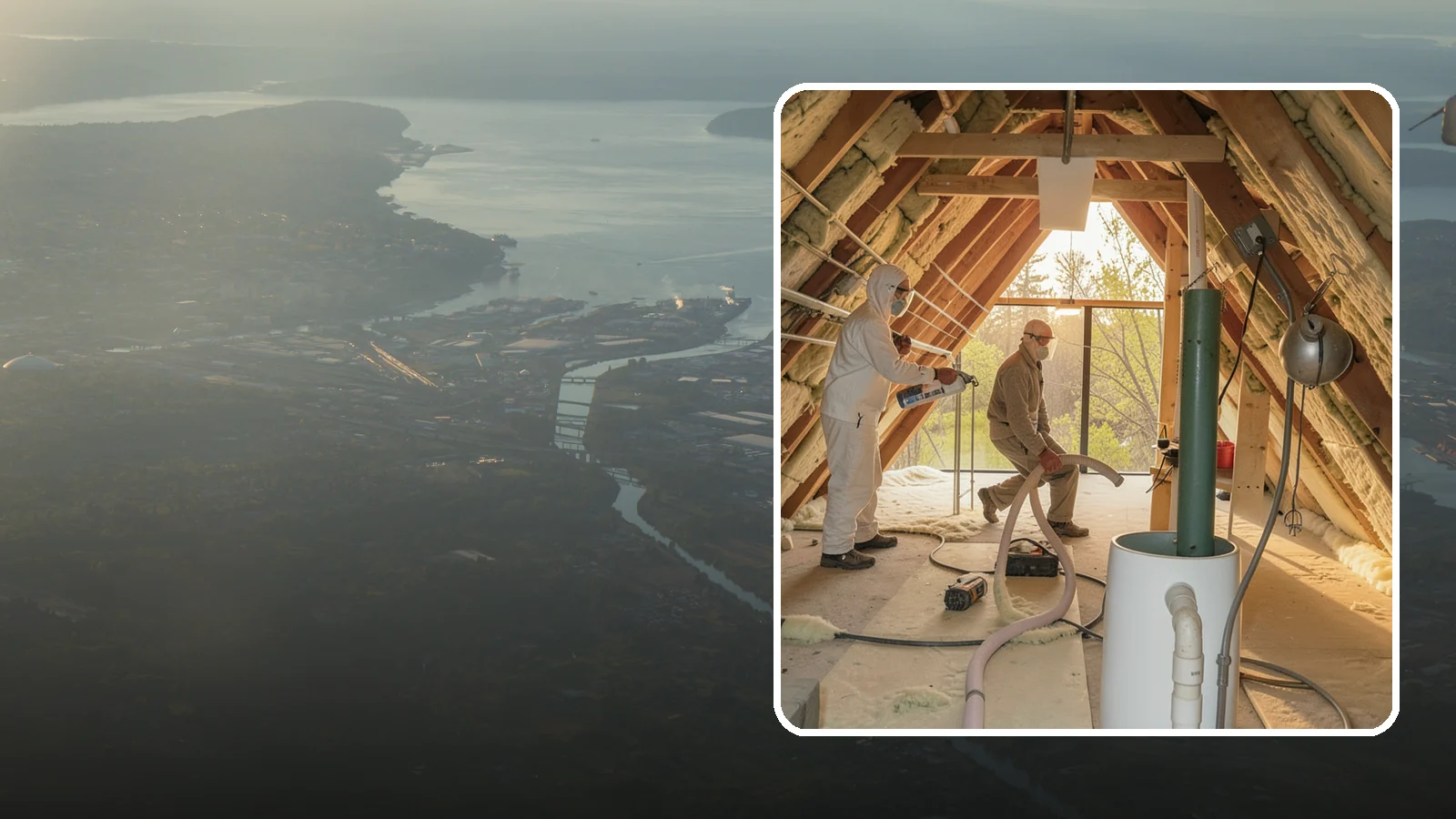 Blown-In Insulation in Fife, Pierce County, WA - We install blown-in insulation that fills attics and cavities with a seamless, gap-free thermal blanket.
