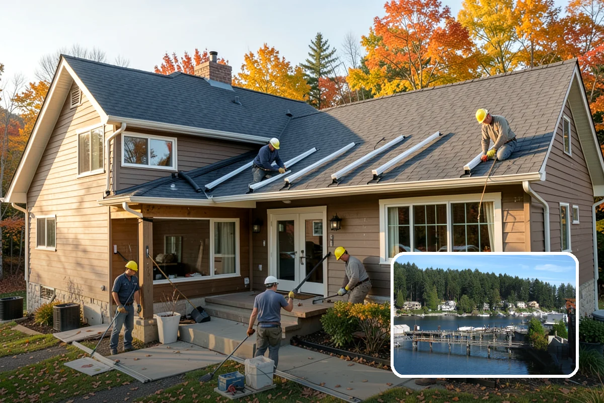Blown-In Insulation in Gig Harbor, Pierce County, WA - Fills gaps and irregular spaces batts miss