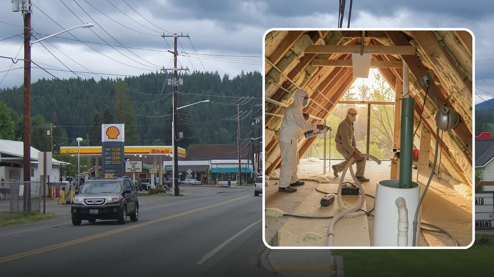 Blown-In Insulation in Granite Falls, Snohomish County, WA - We install blown-in insulation that fills attics and cavities with a seamless, gap-free thermal blanket.