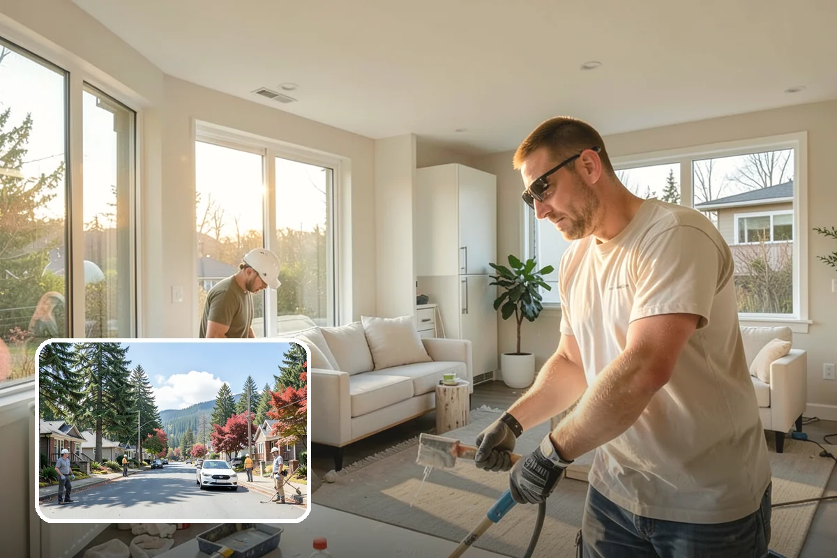 Blown-In Insulation in Hunts Point, King County, WA - Fills gaps and irregular spaces batts miss