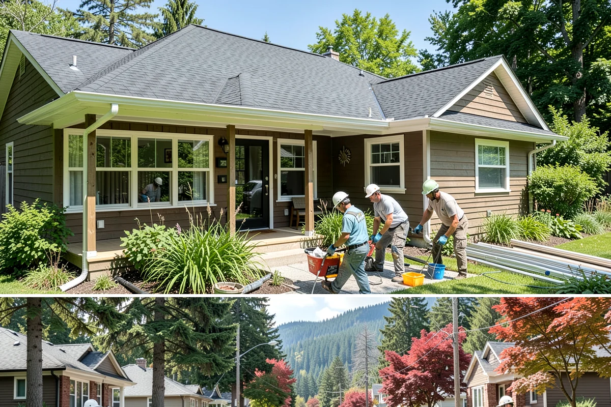Blown-In Insulation in Hunts Point, King County, WA - Blown-in insulation installs comfortably in any season and is a quick upgrade ahead of winter.