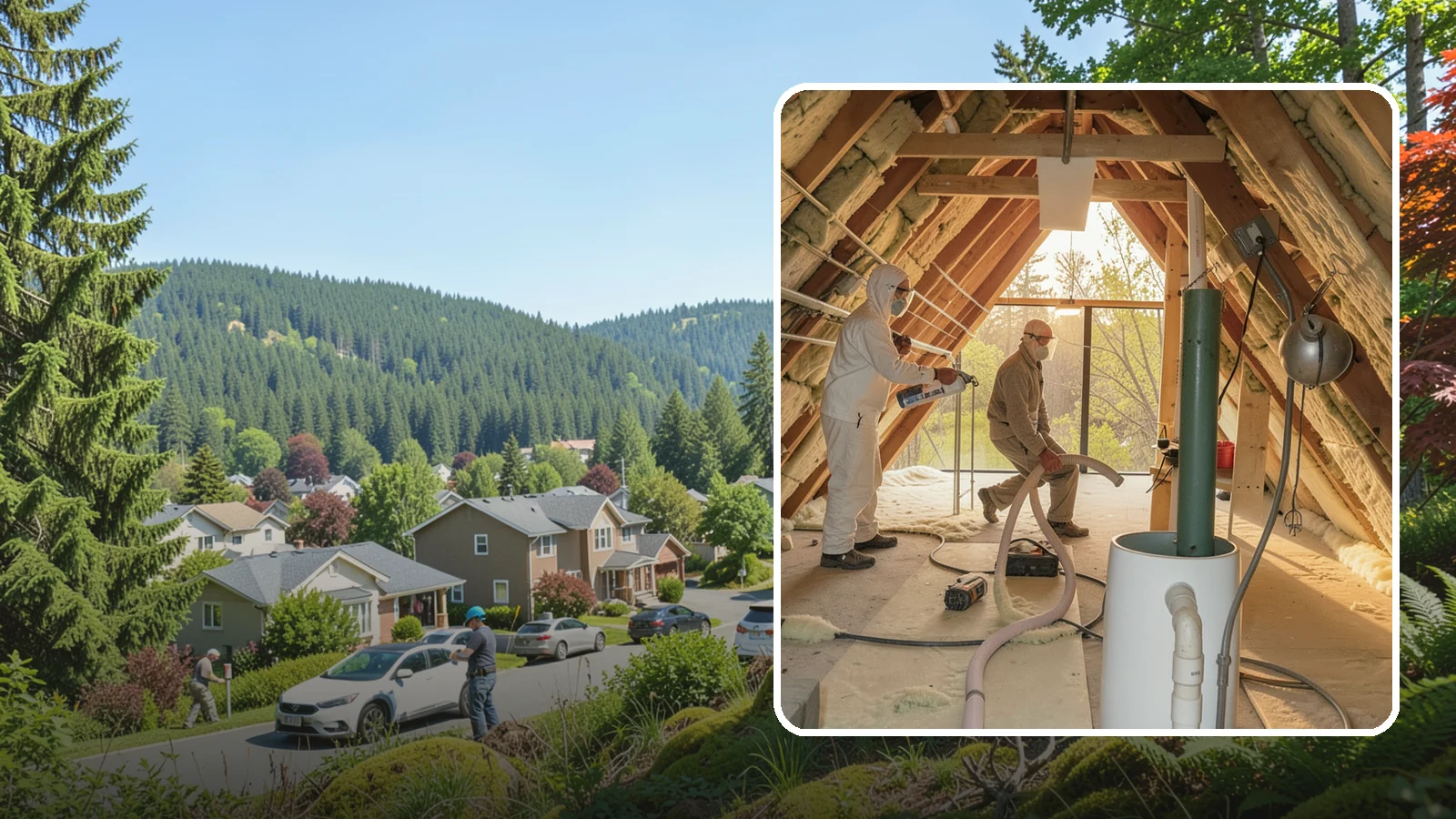Blown-In Insulation in Index, Snohomish County, WA - We install blown-in insulation that fills attics and cavities with a seamless, gap-free thermal blanket.