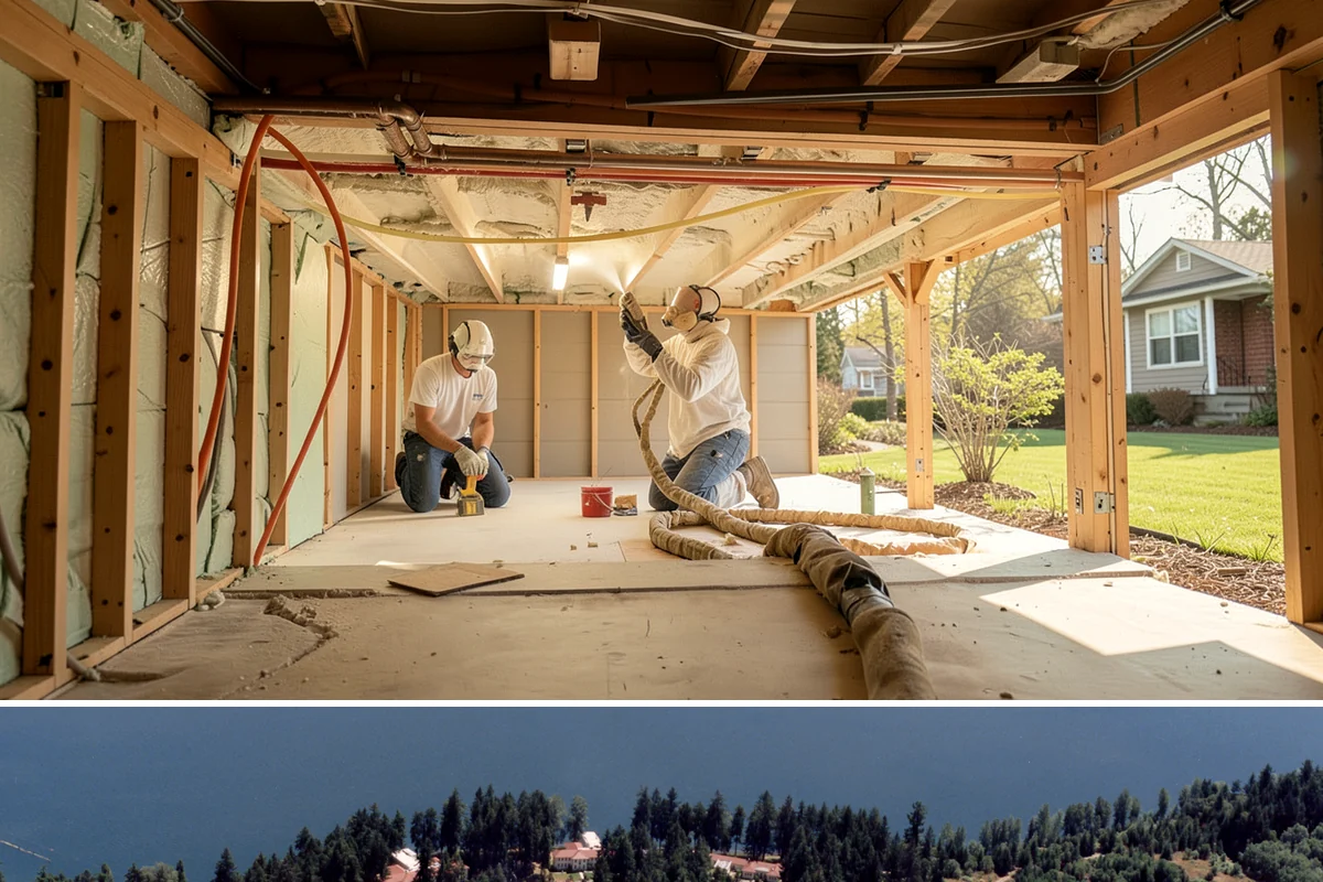 Blown-In Insulation in Lakewood, Pierce County, WA - Blown-in insulation installs comfortably in any season and is a quick upgrade ahead of winter.
