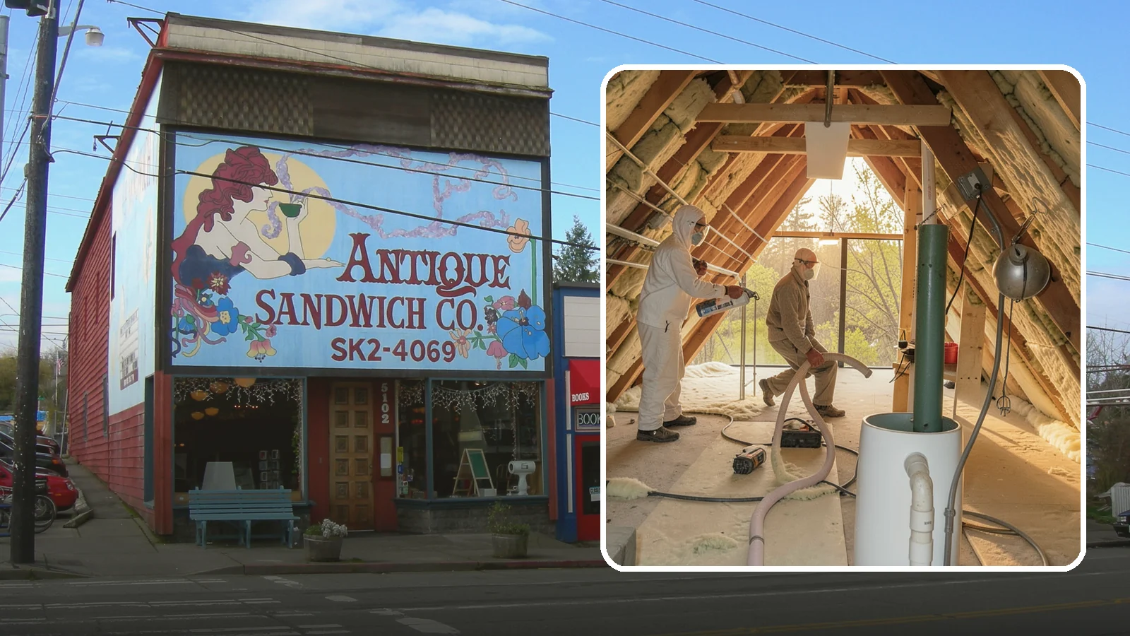 Blown-In Insulation in Ruston, Pierce County, WA - We install blown-in insulation that fills attics and cavities with a seamless, gap-free thermal blanket.
