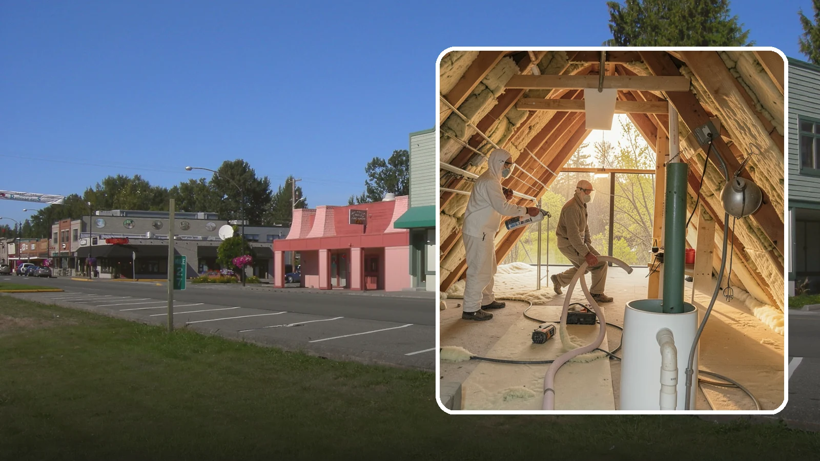 Blown-In Insulation in Snoqualmie, King County, WA - We install blown-in insulation that fills attics and cavities with a seamless, gap-free thermal blanket.