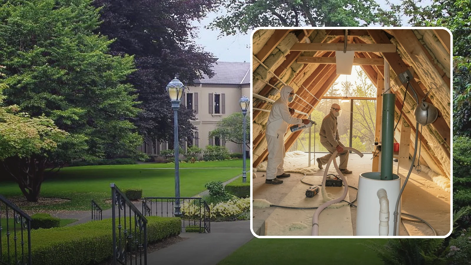 Blown-In Insulation in Woodinville, King County, WA - We install blown-in insulation that fills attics and cavities with a seamless, gap-free thermal blanket.