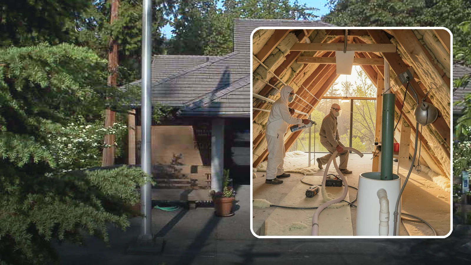 Blown-In Insulation in Yarrow Point, King County, WA - We install blown-in insulation that fills attics and cavities with a seamless, gap-free thermal blanket.