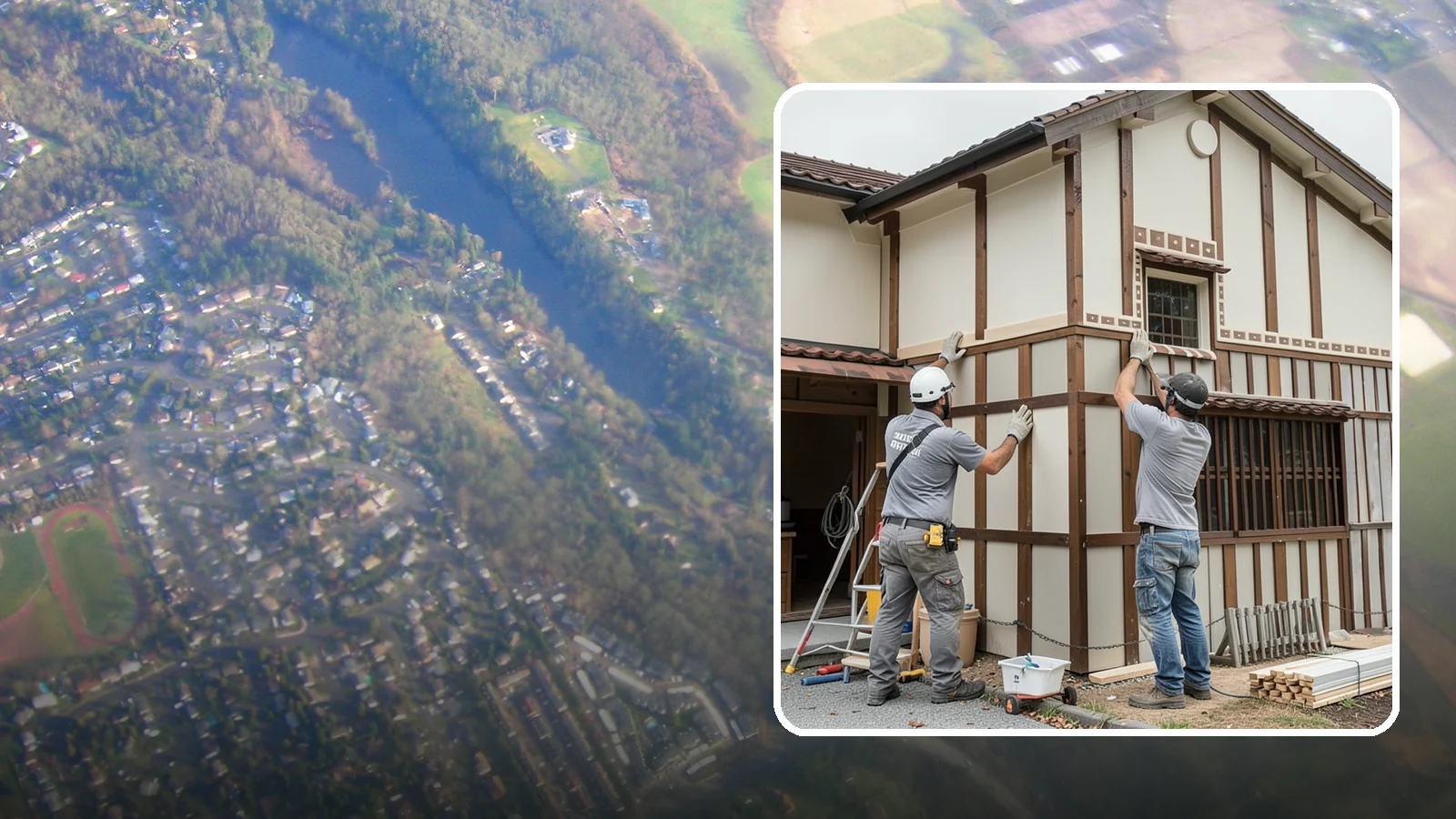 Board and Batten Installation in Algona, King County, WA - Bold board and batten installation that adds vertical dimension and timeless structure to your walls.