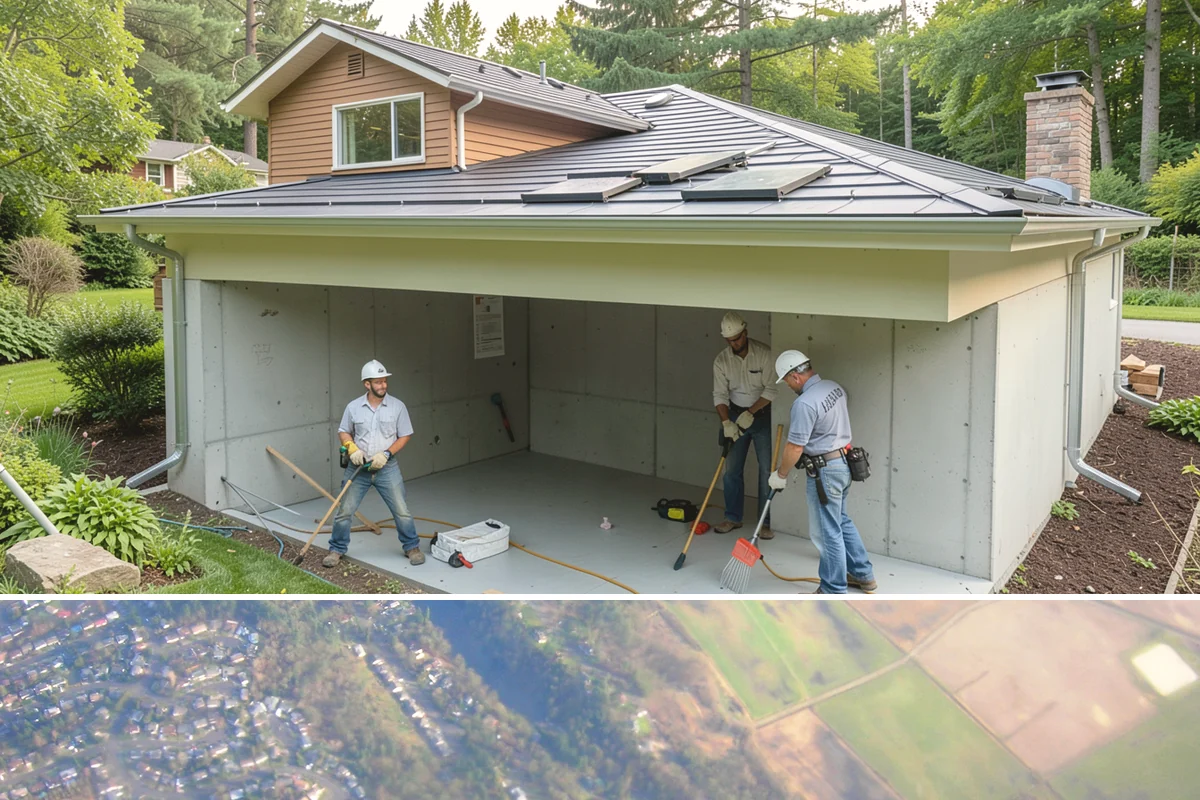 Board and Batten Installation in Algona, King County, WA - This interior wall treatment installs on schedule in any season and is well suited to rainy-day PNW remodels.