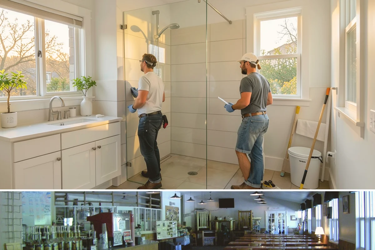 Board and Batten Installation in Black Diamond, King County, WA - This interior wall treatment installs on schedule in any season and is well suited to rainy-day PNW remodels.