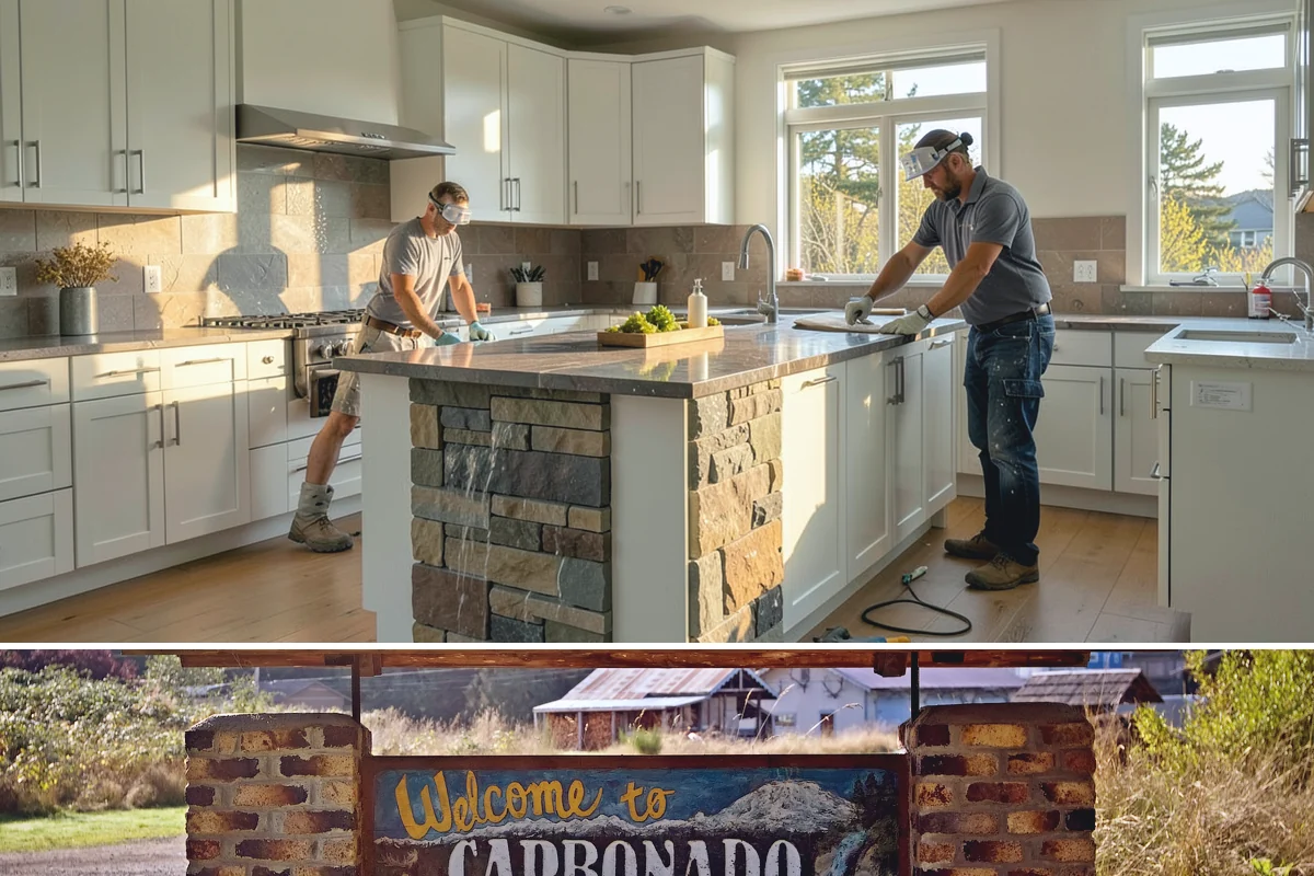 Board and Batten Installation in Carbonado, Pierce County, WA - This interior wall treatment installs on schedule in any season and is well suited to rainy-day PNW remodels.