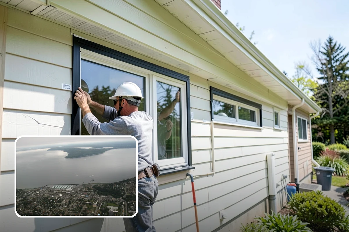 Board and Batten Installation in Des Moines, King County, WA - Plumb, evenly spaced battens for a tidy grid