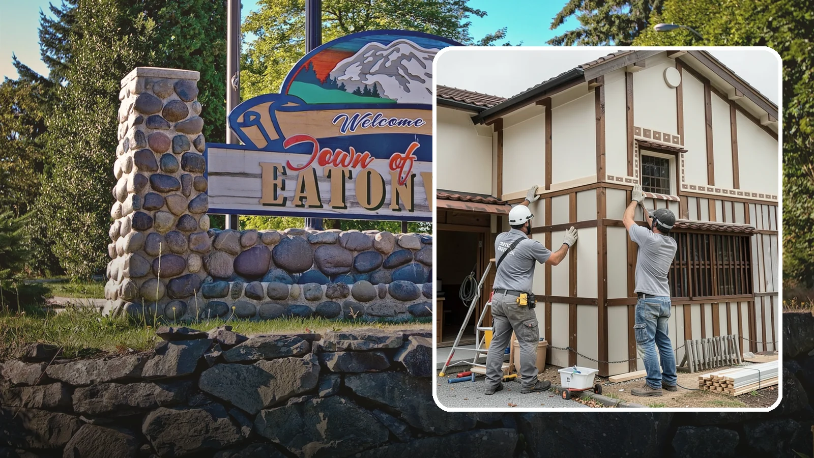 Board and Batten Installation in Eatonville, Pierce County, WA - Bold board and batten installation that adds vertical dimension and timeless structure to your walls.