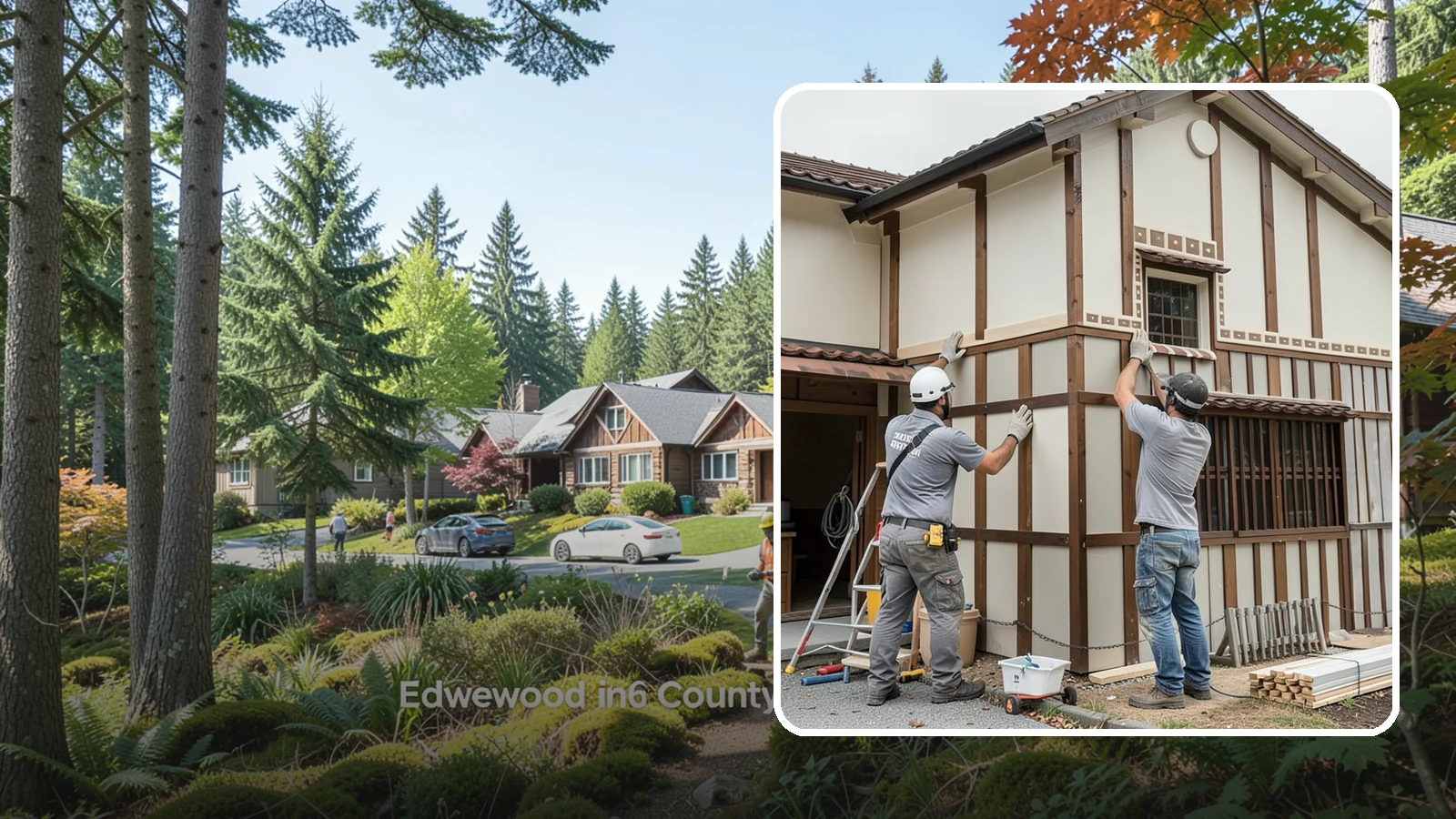 Board and Batten Installation in Edgewood, Pierce County, WA - Bold board and batten installation that adds vertical dimension and timeless structure to your walls.