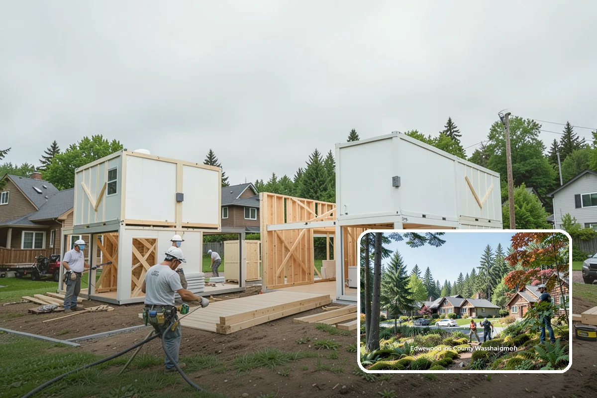 Board and Batten Installation in Edgewood, Pierce County, WA - Plumb, evenly spaced battens for a tidy grid