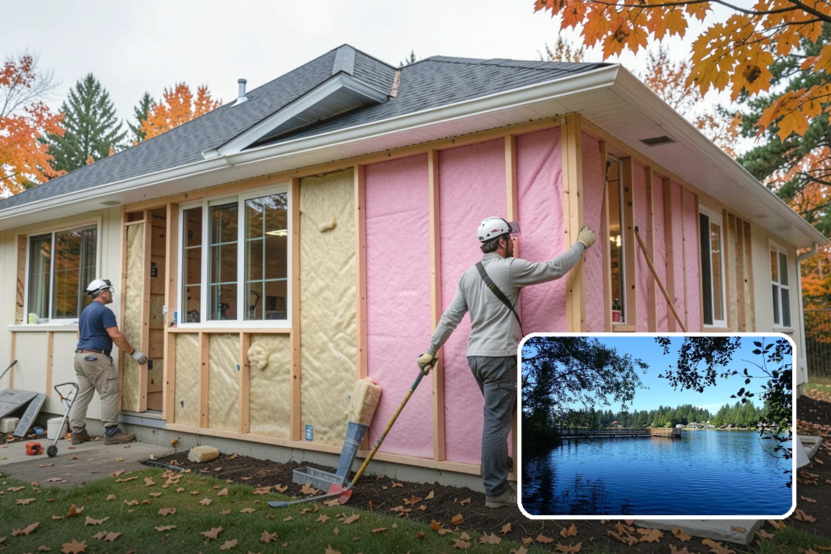 Board and Batten Installation in Federal Way, King County, WA - Plumb, evenly spaced battens for a tidy grid
