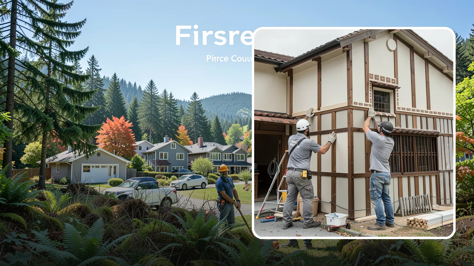 Board and Batten Installation in Fircrest, Pierce County, WA - Bold board and batten installation that adds vertical dimension and timeless structure to your walls.