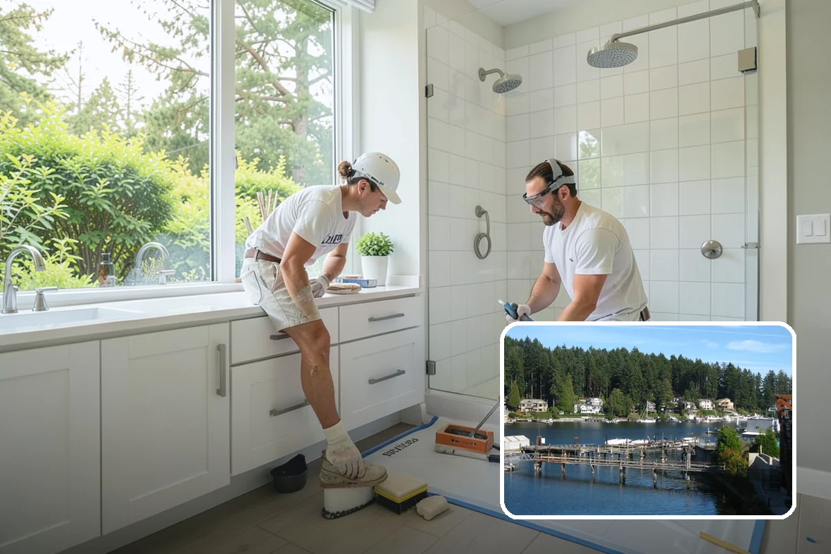 Board and Batten Installation in Gig Harbor, Pierce County, WA - Plumb, evenly spaced battens for a tidy grid