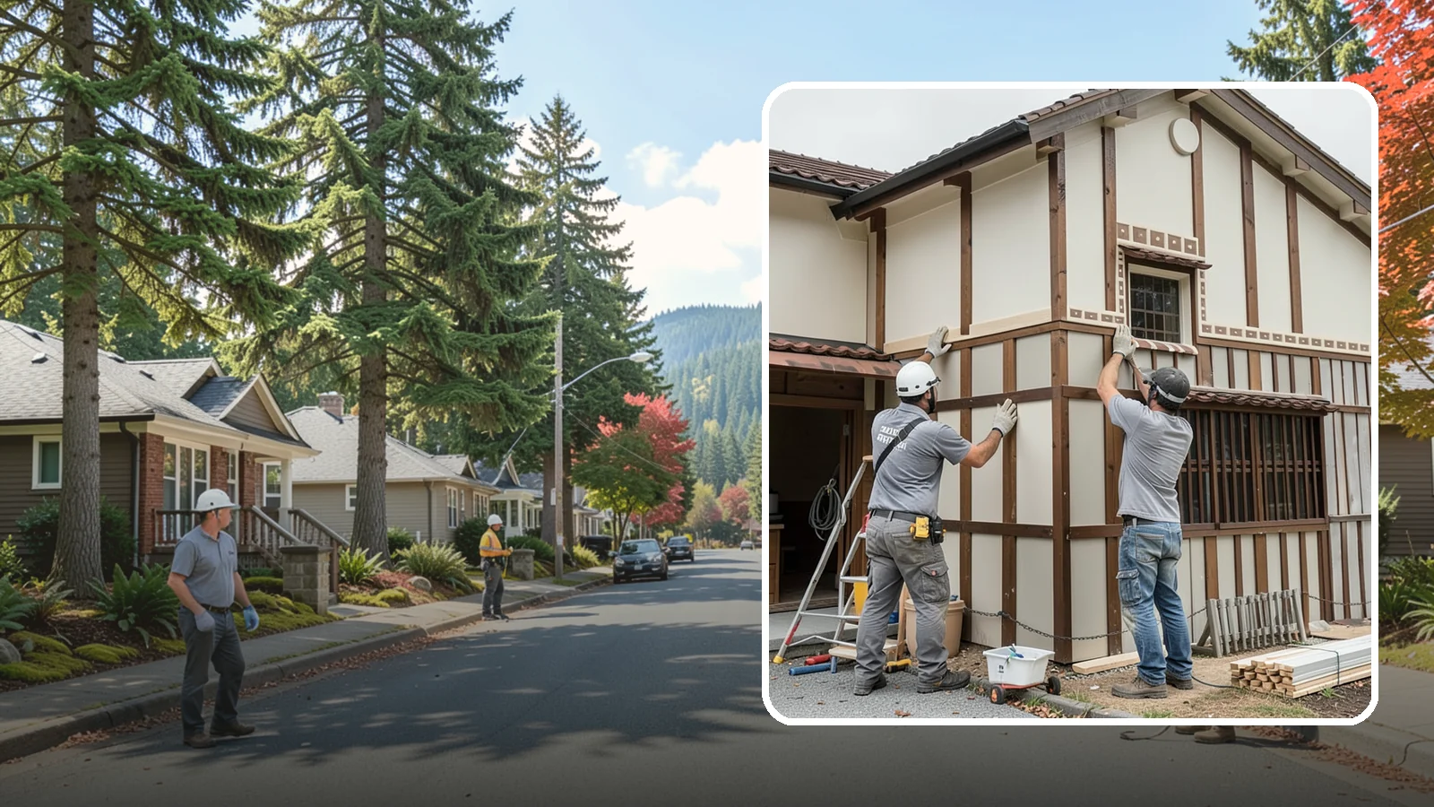Board and Batten Installation in Hunts Point, King County, WA - Bold board and batten installation that adds vertical dimension and timeless structure to your walls.