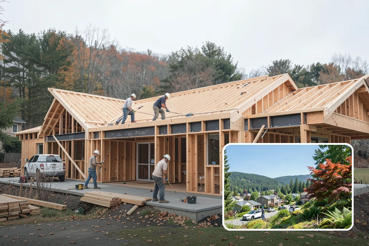 Board and Batten Installation in Index, Snohomish County, WA - Plumb, evenly spaced battens for a tidy grid