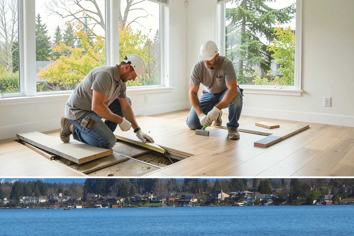 Board and Batten Installation in Lake Stevens, Snohomish County, WA - This interior wall treatment installs on schedule in any season and is well suited to rainy-day PNW remodels.