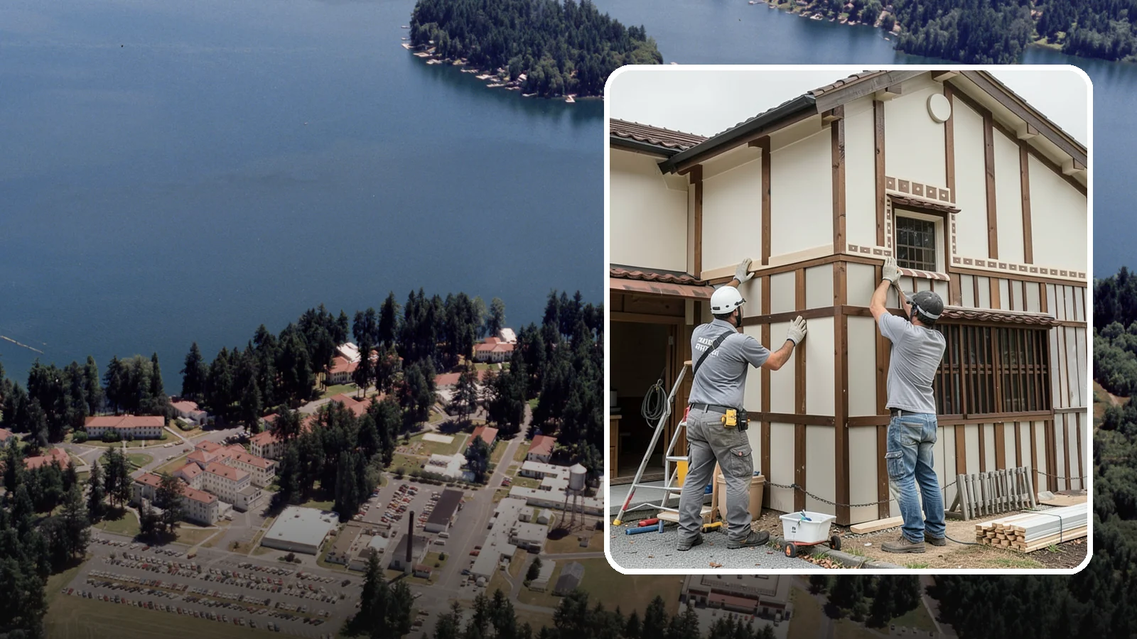 Board and Batten Installation in Lakewood, Pierce County, WA - Bold board and batten installation that adds vertical dimension and timeless structure to your walls.