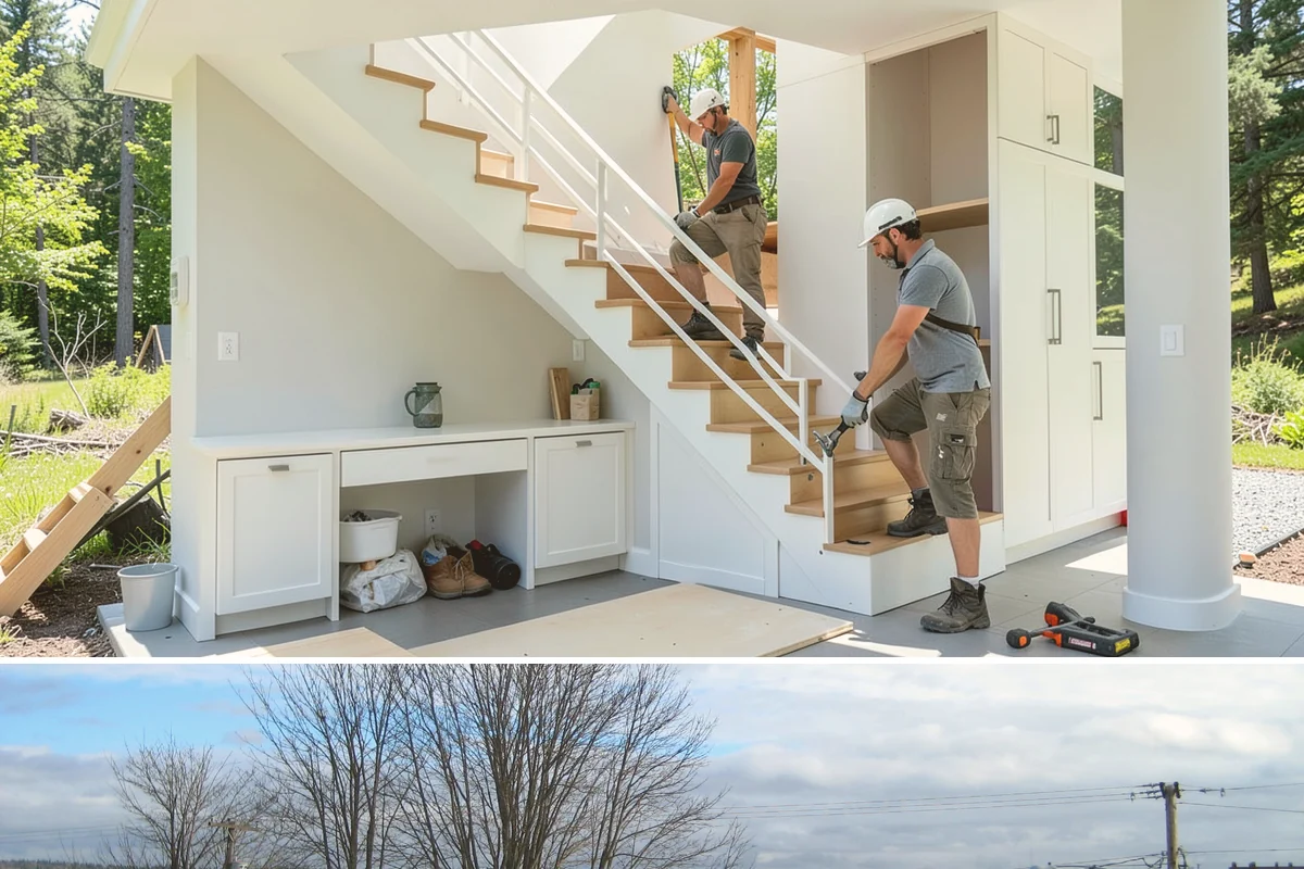 Board and Batten Installation in Langley, Island County, WA - This interior wall treatment installs on schedule in any season and is well suited to rainy-day PNW remodels.