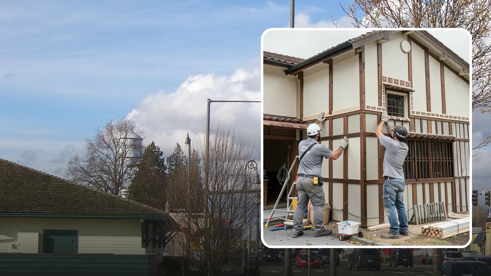 Board and Batten Installation in Marysville, Snohomish County, WA - Bold board and batten installation that adds vertical dimension and timeless structure to your walls.