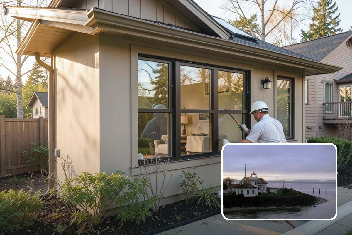 Board and Batten Installation in Mukilteo, Snohomish County, WA - Plumb, evenly spaced battens for a tidy grid