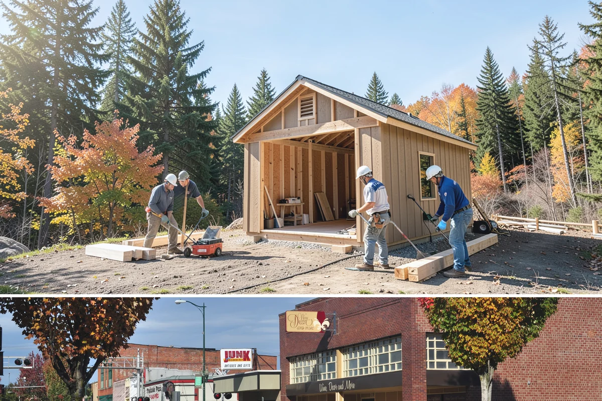 Board and Batten Installation in Puyallup, Pierce County, WA - This interior wall treatment installs on schedule in any season and is well suited to rainy-day PNW remodels.