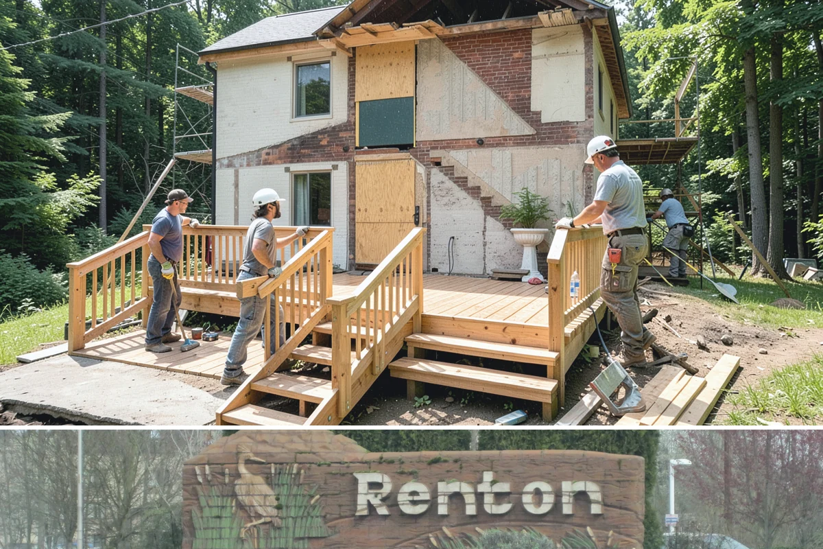 Board and Batten Installation in Renton, King County, WA - This interior wall treatment installs on schedule in any season and is well suited to rainy-day PNW remodels.