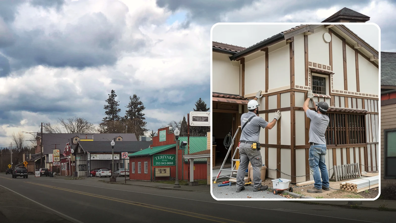 Board and Batten Installation in Roy, Pierce County, WA - Bold board and batten installation that adds vertical dimension and timeless structure to your walls.